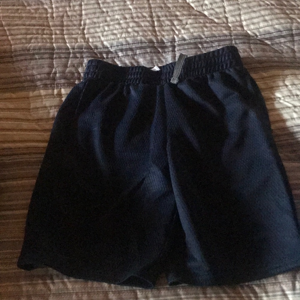 Dark blue athletic shorts